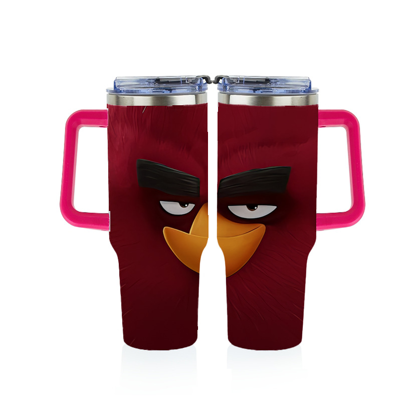 （画像用） Angry Birds アングリーバード 1200ｍLフルプリント車用タンブラー